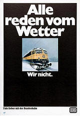 Bahn-Wetter-Plakat