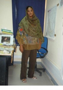 Lubna al Hussein with pants