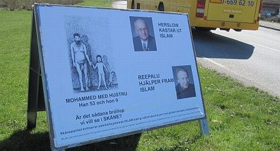 nackter Mohammed mit Aischa
